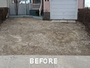 Before & After - Avro Landscaping Ltd. Airdrie Alberta Canada